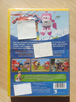 3 DVDs Infantiles Super Wings Nuevos