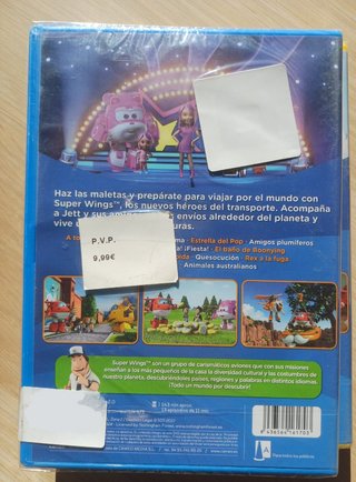 3 DVDs Infantiles Super Wings Nuevos