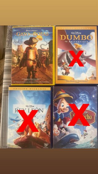 Peliculas Disney DVD