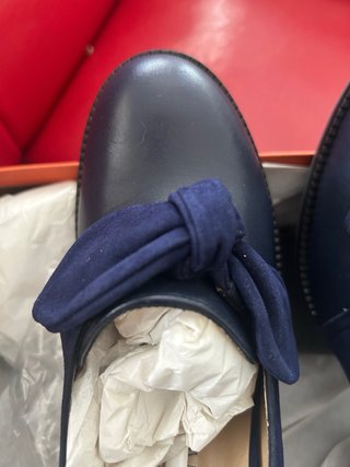 Zapatos tacón Rebeca Sanver azules