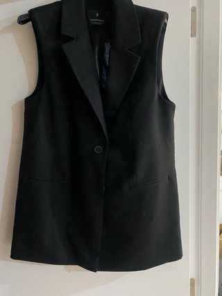 Chaleco Stradivarius Negro Talla M