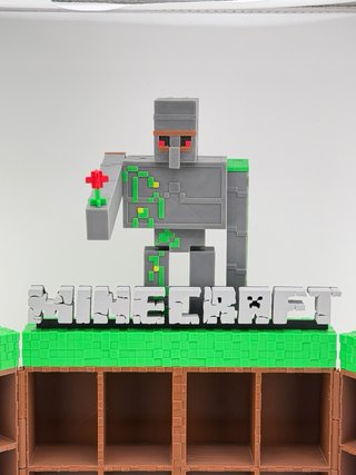 Espositore Personaggi Minecraft Kinder