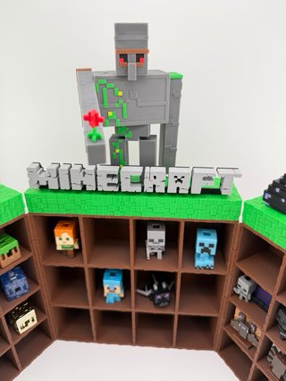 Espositore Personaggi Minecraft Kinder