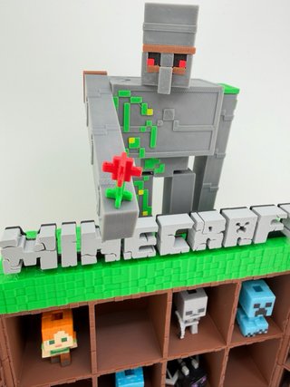 Espositore Personaggi Minecraft Kinder