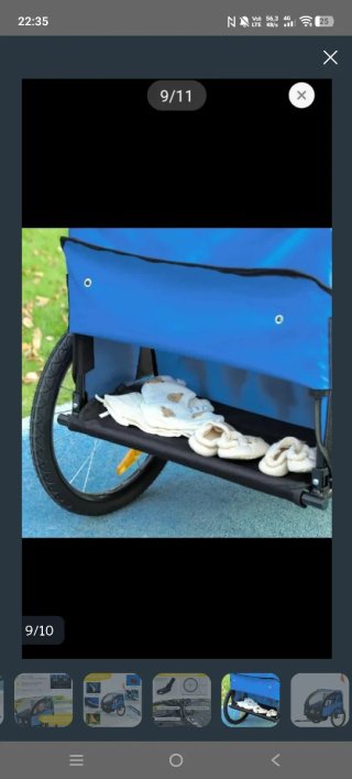 Remolque bici niño HOMCOM