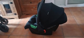 Carrito bebé 3 piezas rosa