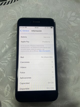 iPhone 8 64GB Negro Libre iCloud