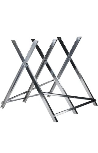Caballete para cortar leña plegable