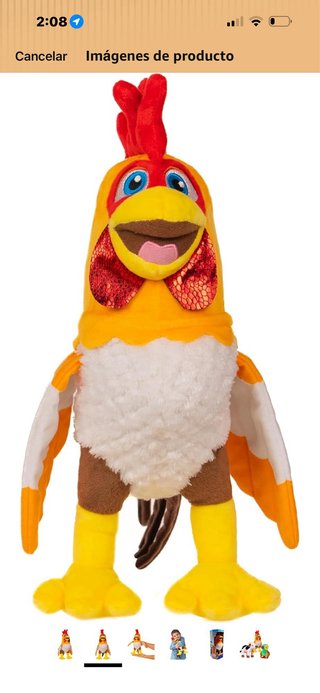 Bartolito Gallo Musical La Granja de Zenón Peluche