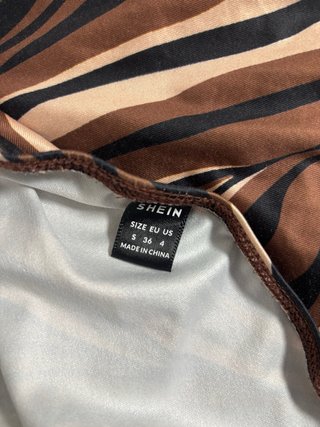 Conjunto Top y Falda Marrón