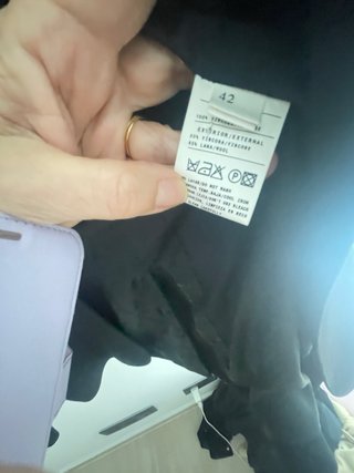 Chaqueta Zara Negra Mujer Talla M