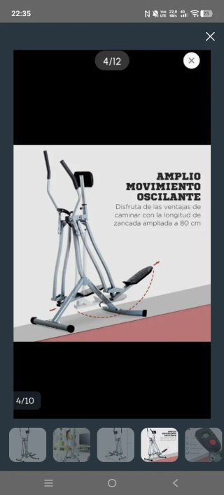 Bicicleta Elíptica Ajustable