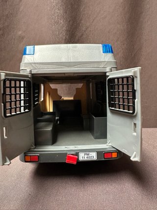 Furgón Policía Playmobil con figuras