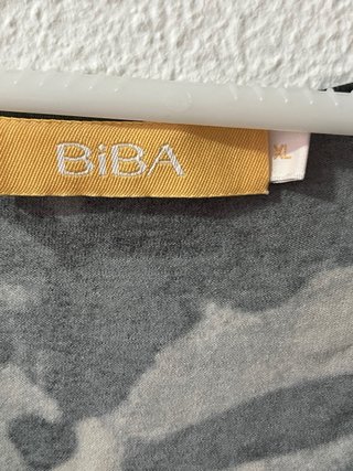 Camiseta BIBA cremallera estampada manga 3/4 XL