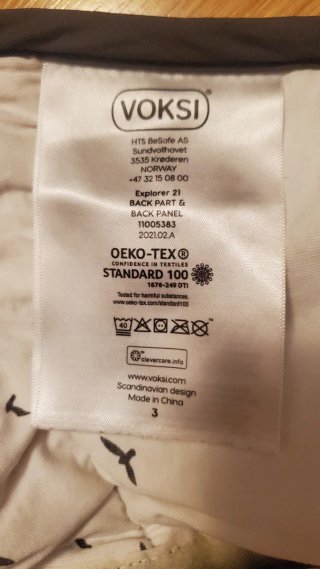 Saco capazo silla  Voksi Explorer 21 gris