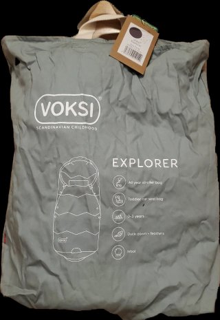 Saco capazo silla  Voksi Explorer 21 gris
