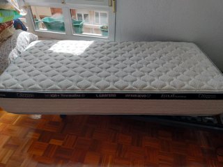 Colchón viscoelástico ion+ ,Grafeno, Turmalina