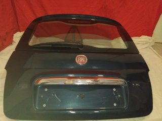 Fiat 500 Puertas, Portón Azul Oscuro