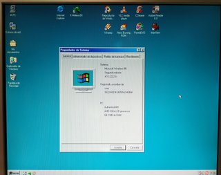 Ordenador Retro AMD K6/2 500 64 RAM WINDOWS 98 SE