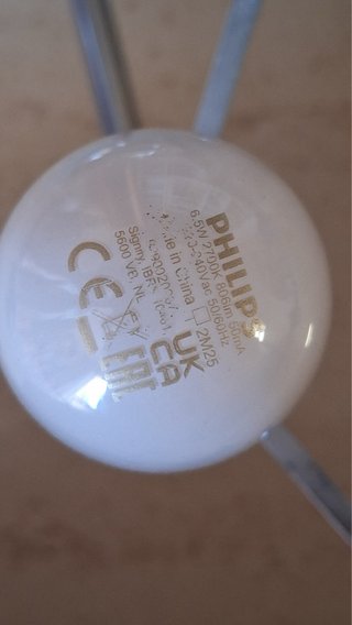 Lámpara de techo con bombillas LED madera y metal