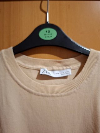 Jersey Zara Mangas Transparentes Talla M