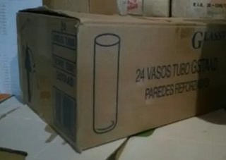 24 Vasos Tubo Glassia Reforzados
