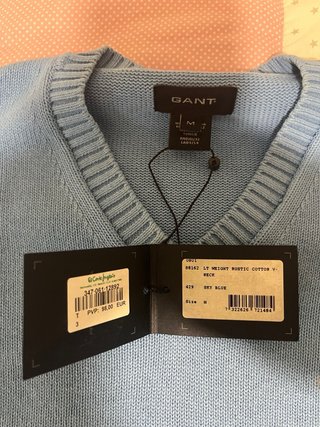 Jersey Gant Azul Talla M
