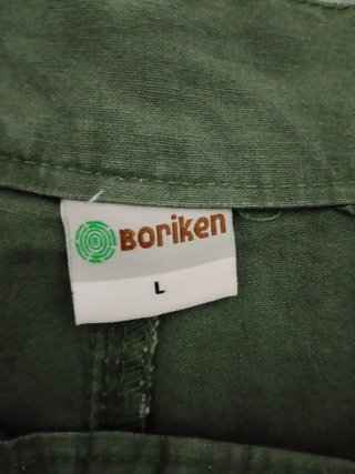 Pantalón corto cargo verde oliva