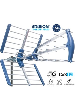 Antena Edision Talos 13db UHF 5G LTE