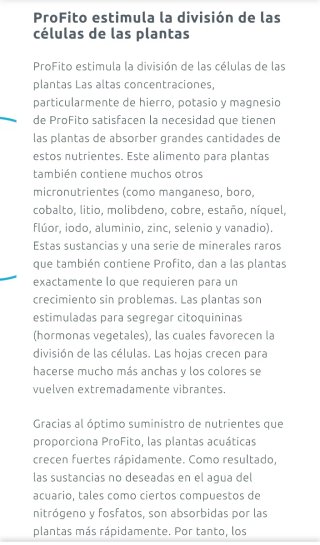 Profito Abono para acuarios plantados