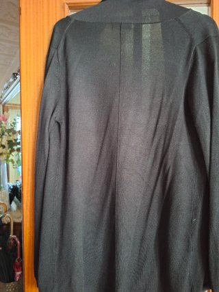 Chaqueta Zara Punto Negra Talla Única
