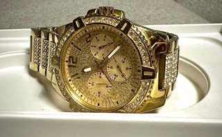 Reloj Guess Dorado Hombre Original