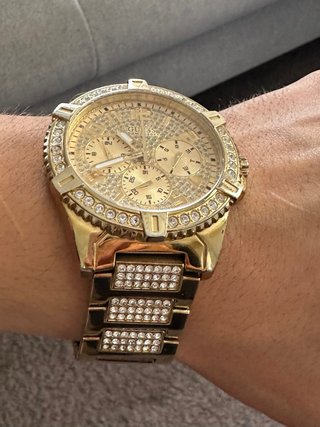 Reloj Guess Dorado Hombre Original