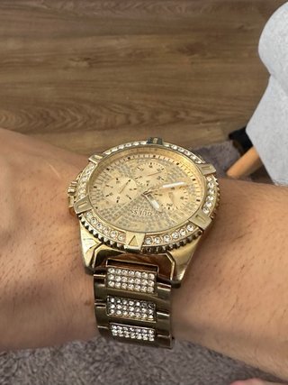 Reloj Guess Dorado Hombre Original