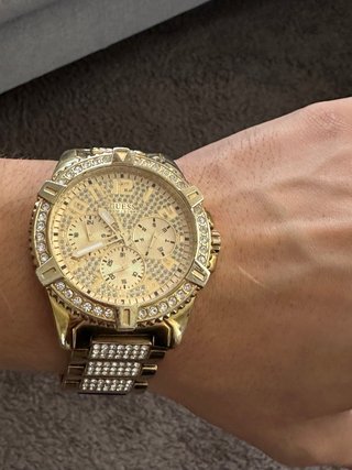 Reloj Guess Dorado Hombre Original