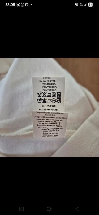 Camiseta Carolina Herrera Talla XS