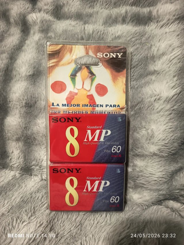 Cintas de vídeo Sony 8 MP PAL 60