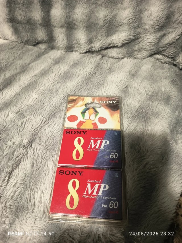 Cintas de vídeo Sony 8 MP PAL 60