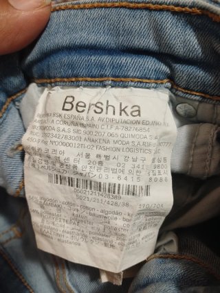 Pantalones Vaqueros campana chica talla 38