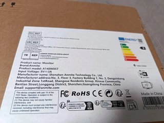 Monitor Portátil ANMTE 14 Táctil nuevo