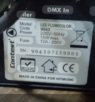 Proyector LED Contest Negro