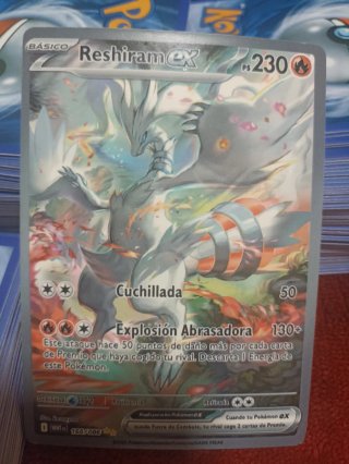 Reshiram EX Carta Pokémon