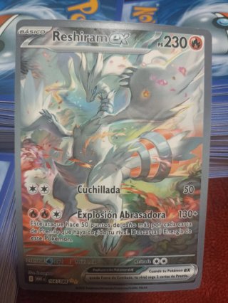 Reshiram EX Carta Pokémon