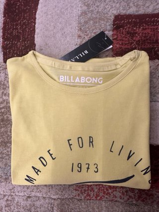 Camiseta Billabong Talla M Amarilla