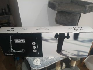 Patinete Plegable HyperMotion Rockster Negro