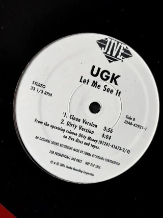 Lote Vinilos Rap X3 Dirty South 1997/2001 sigles