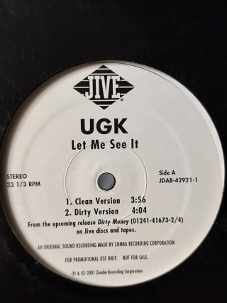 Lote Vinilos Rap X3 Dirty South 1997/2001 sigles
