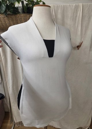 Top Zara asimétrico talla única