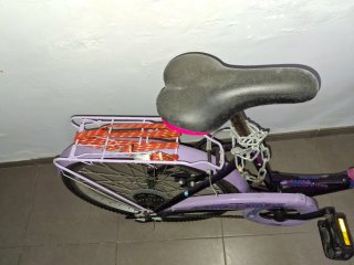 Bicicleta Morada