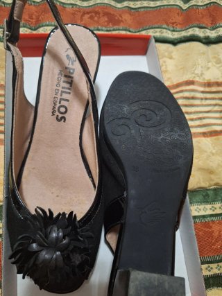 Zapatos Pitillos Talla 38 Negros